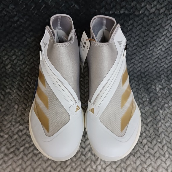 Adidas Adizero Impact+ BSB Men\'s Baseball Cleats White Gray Gold Size 11.5 main image 7